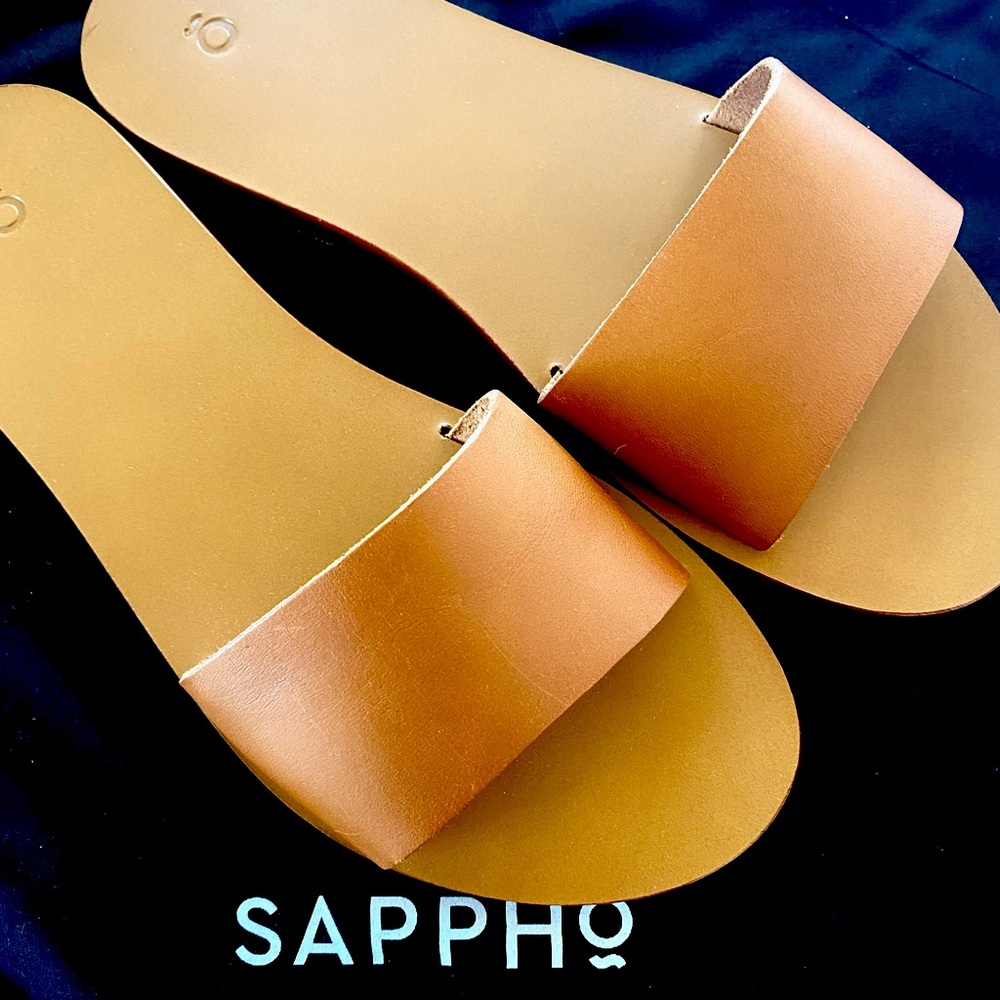 New leather slips ons.